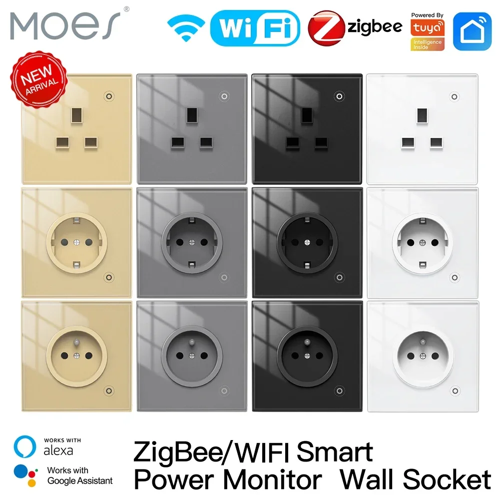 Smart Home Voice Assistant - Moes ZigBee Thông Minh Ổ Điện