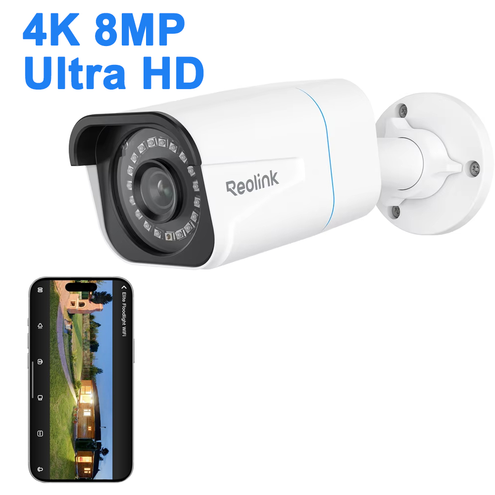 Smart Home X10 - REOLINK 4K 8MP PoE IP Security