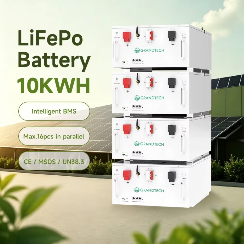 Smart Home Energy Monitor - 48V WiFi App Monitoring Smart LiFePO4