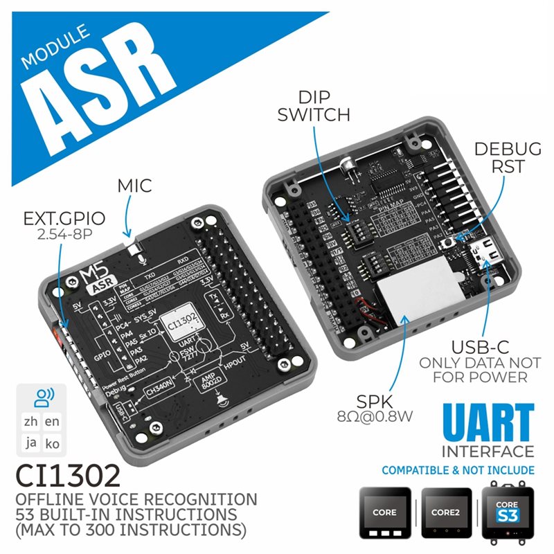 Smart Home Voice Assistant - ASR Module AI Intelligent Offline Voice