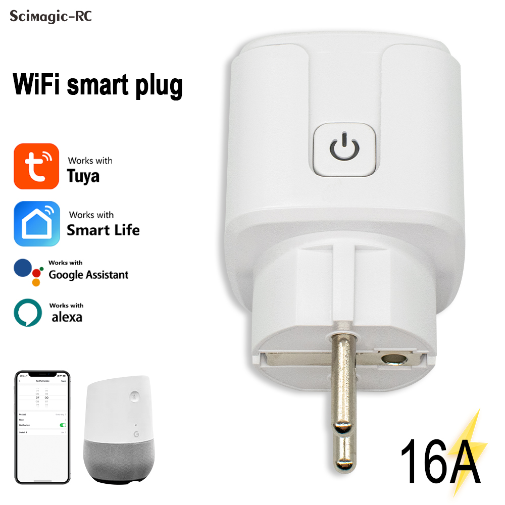 Tuya Wifi Socket - Tuya Smart Plug WiFi Socket 16A