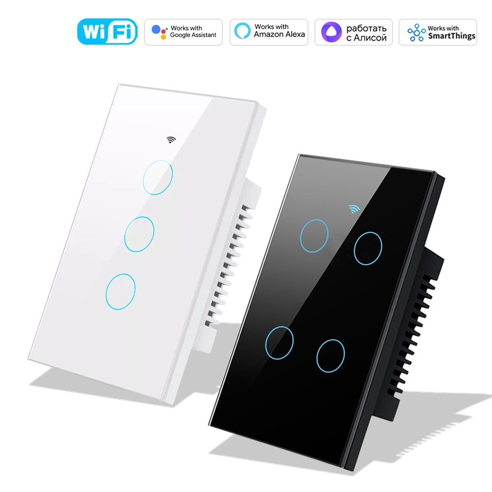 Tuya Wifi Socket - Smart Life Wifi+Bluetooth Touch Light Wall