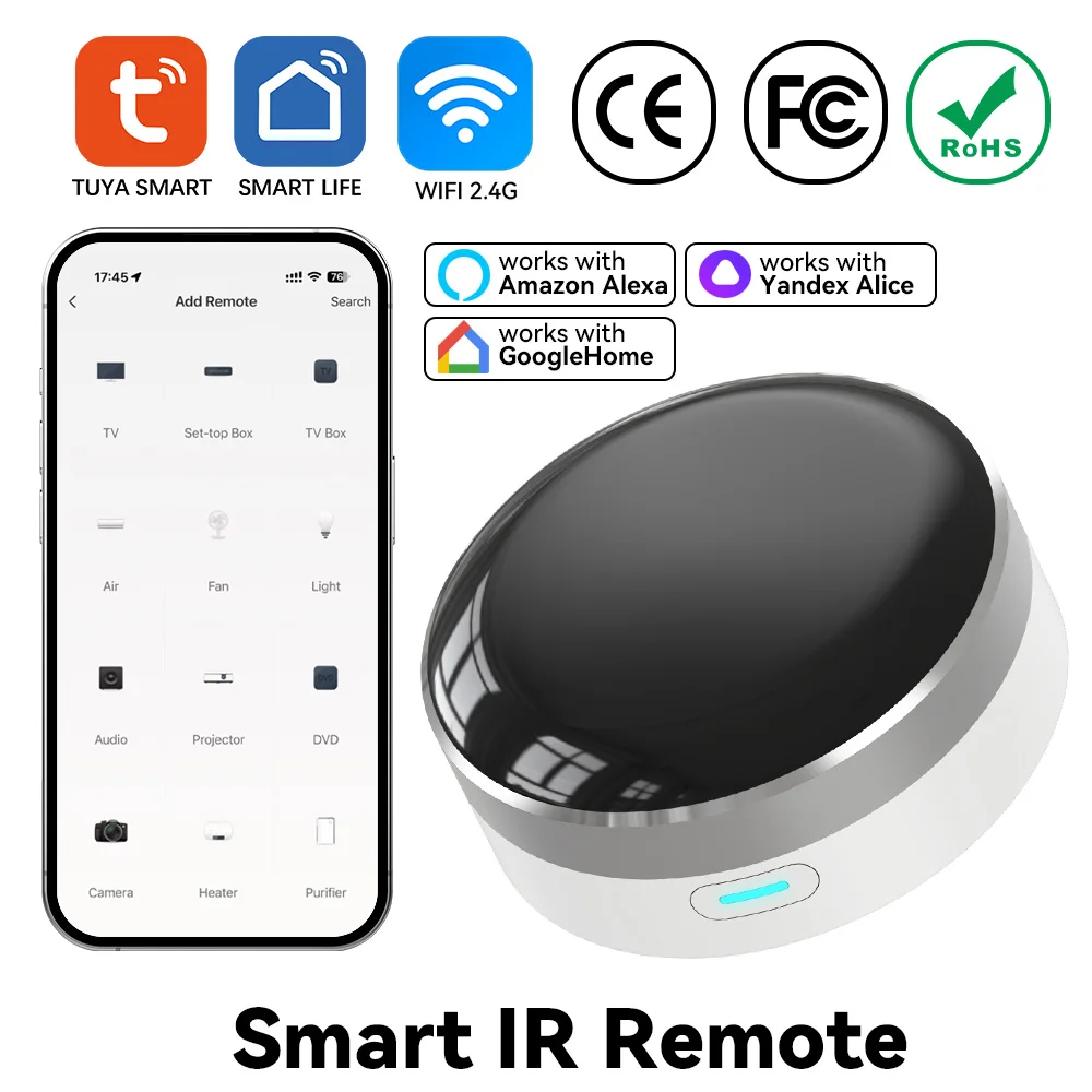 Smart Home Voice Assistant - YFK WiFi Smart IR Blaster Universal