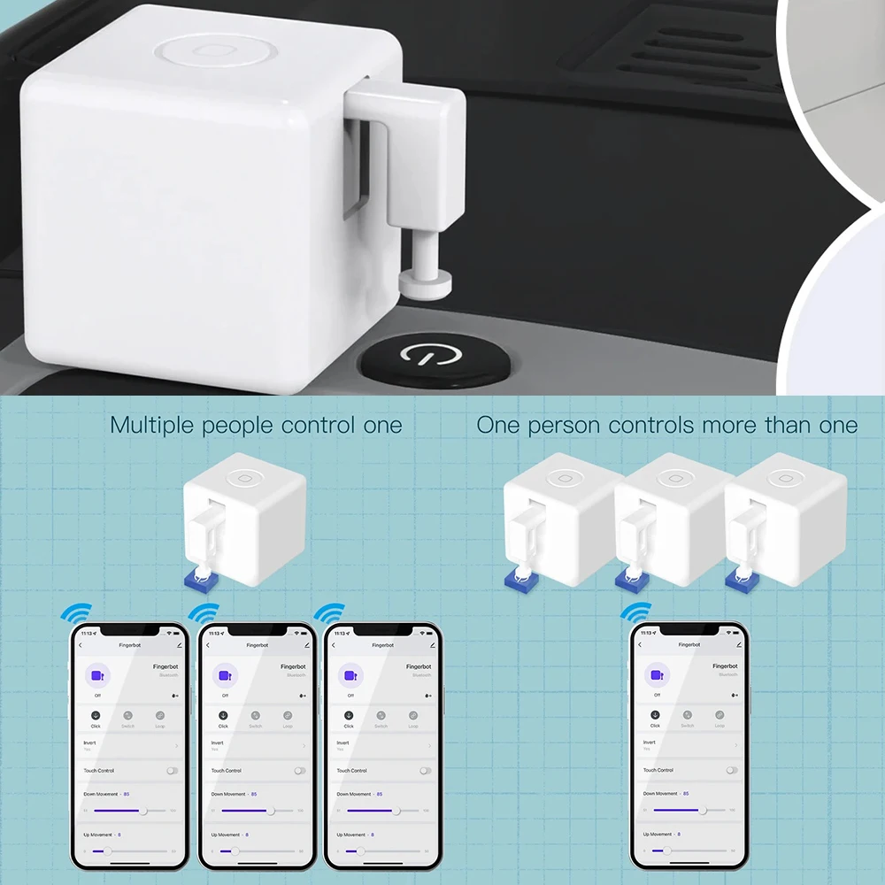 Smart ZigBee Fingerbot Wireles - đánh giá và giá Smart Home Voice Assistant