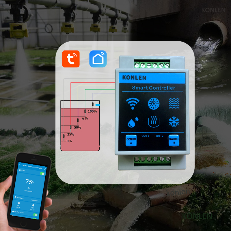 KONLEN Tuya Water Level Sensor - đánh giá và giá Smart Home Energy Monitor