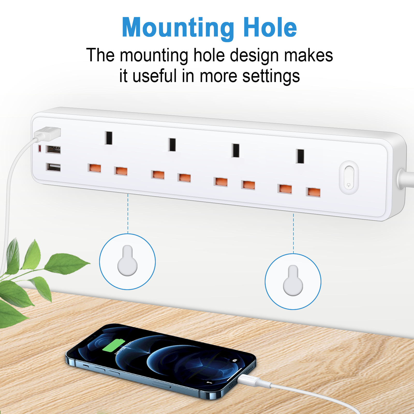 Power Strip Electric Socket UK - đánh giá và giá Smart Power Strip