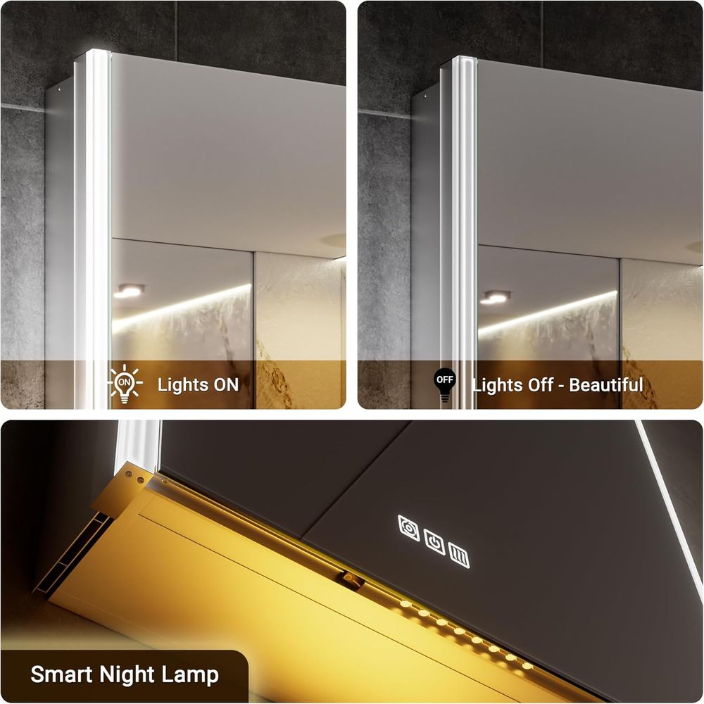 20x32 Lighted Medicine Cabinet - đánh giá và giá Smart Home Room