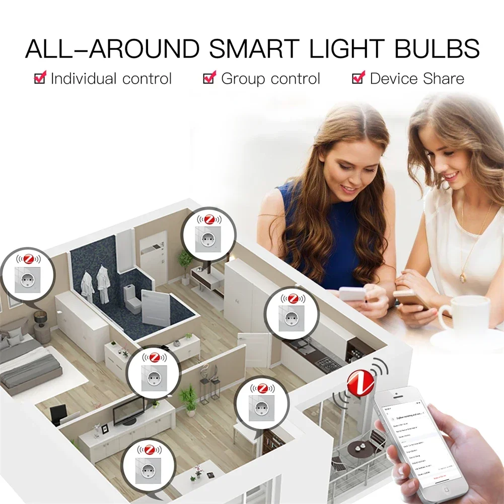 Moes ZigBee Thông Minh Ổ Điện  - đánh giá và giá Smart Home Voice Assistant