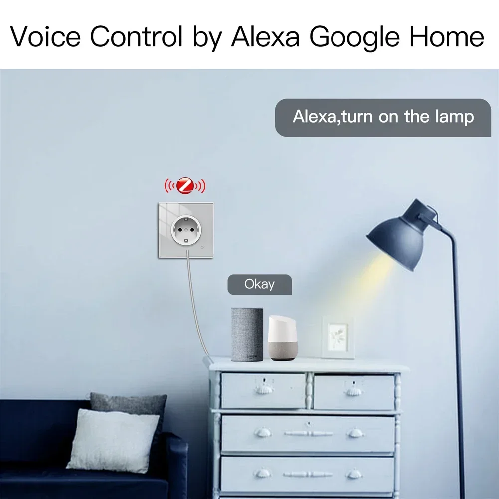 Moes ZigBee Thông Minh Ổ Điện  - đánh giá và giá Smart Home Voice Assistant