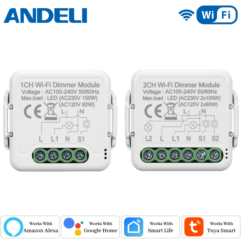DIY  Wifi Smart Dimmer Switch  - đánh giá và giá Tuya Wifi Socket