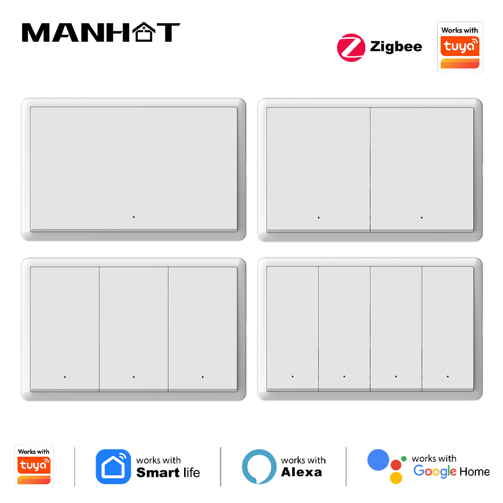Manhot Smart zigbee Switch No  - đánh giá và giá Tuya Smart Switch