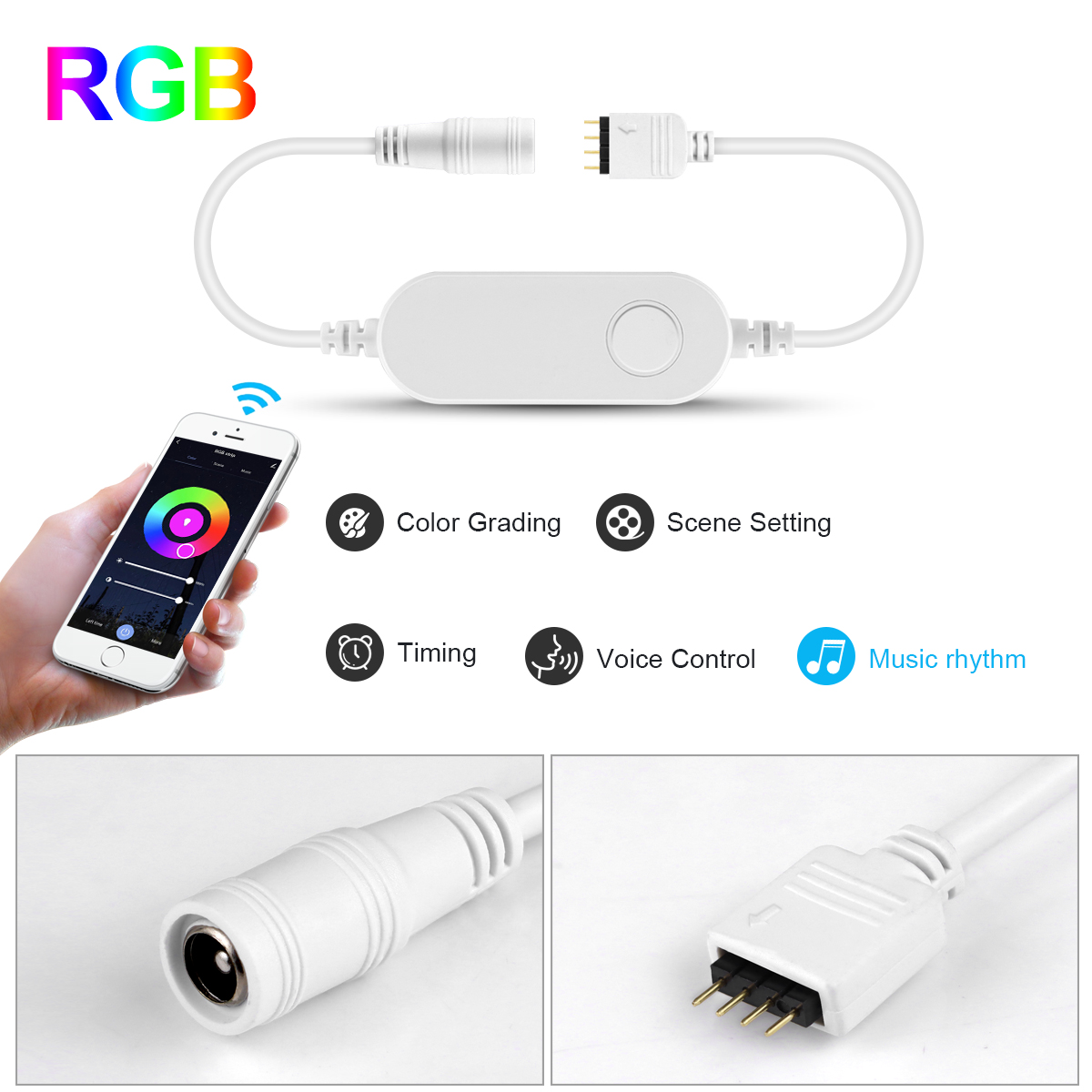 RGB LED Strip Controller ,Smar - đánh giá và giá Smart Power Strip