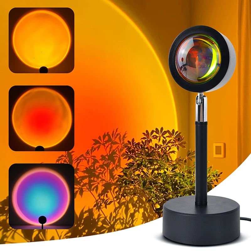 Smart LED Sunset Lamp Colorful - đánh giá và giá Smart Home Network