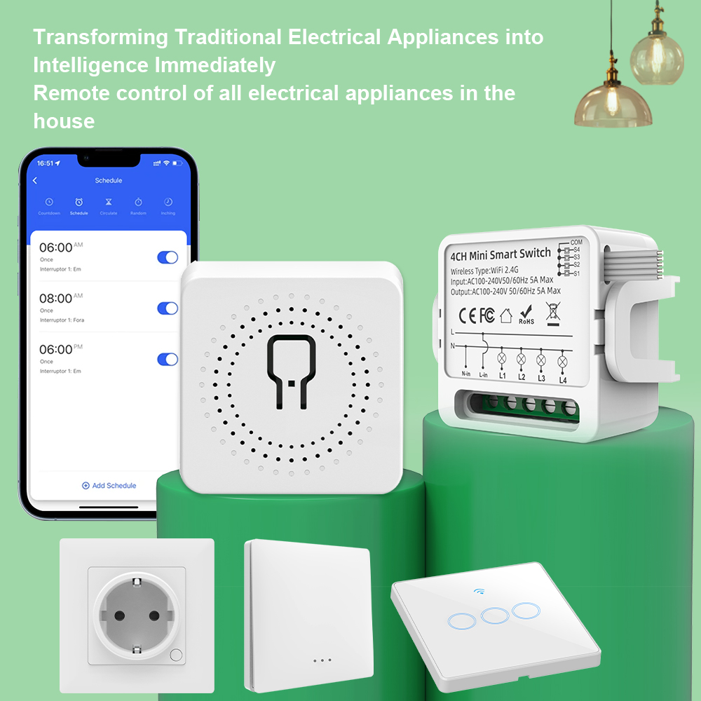 Tuya WiFi Smart Switch 1/2/3/4 - đánh giá và giá Tuya Wifi Socket