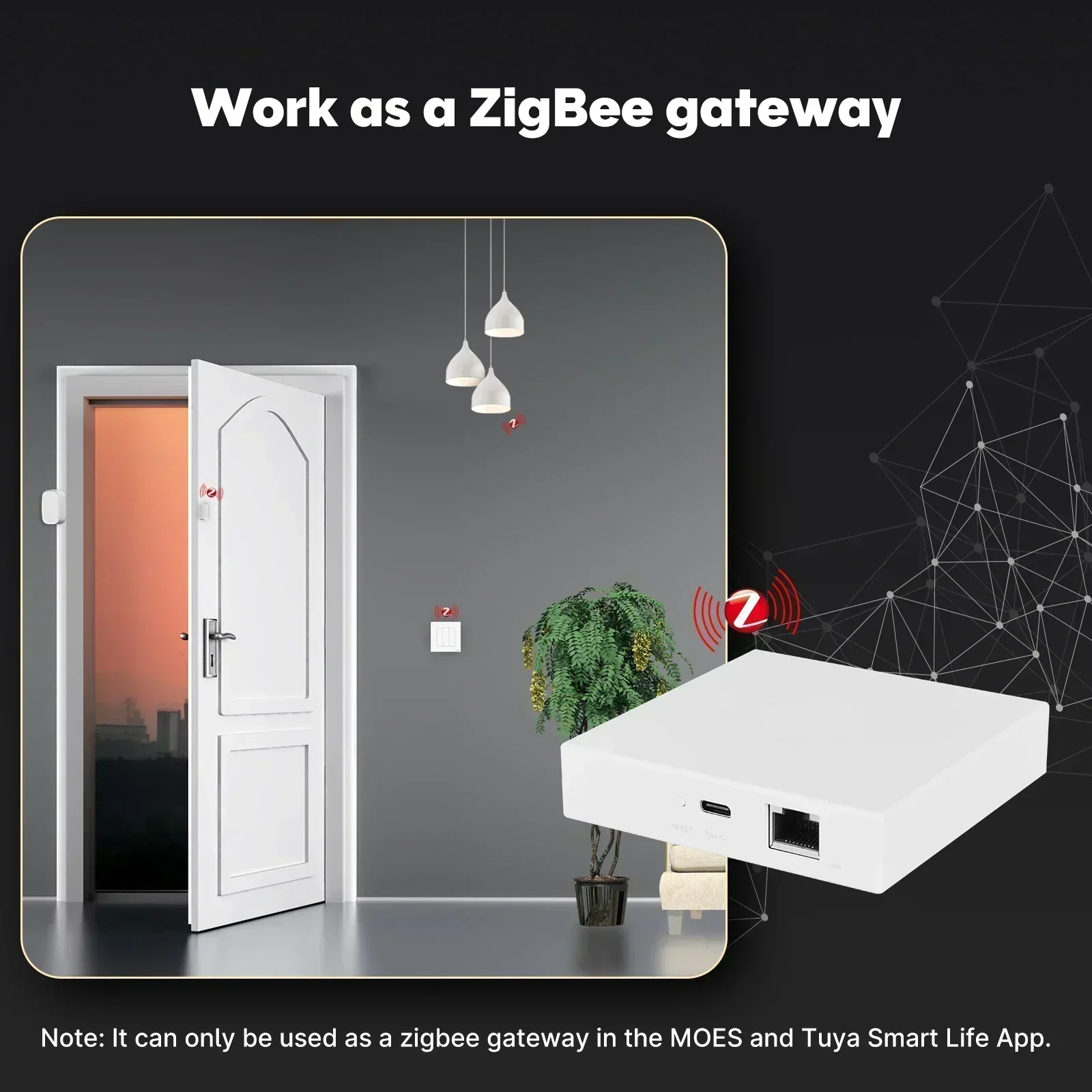 MOES Tuya Zigbee Matter Thread - đánh giá và giá Smart Home Voice Assistant