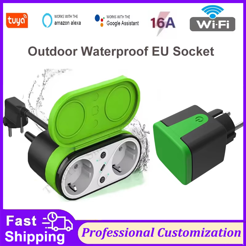 Tuya EU 16A Wifi Smart Outdoor - đánh giá và giá Tuya Wifi Socket