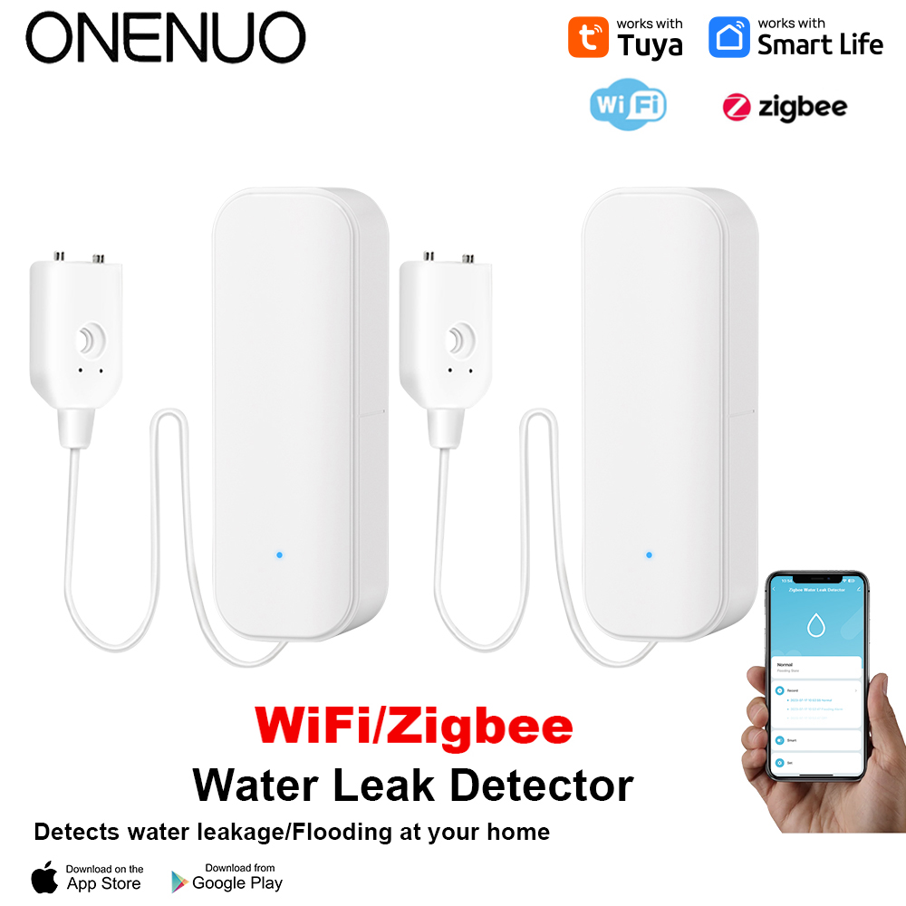 WiFi/Zigbee Water Sensor Tuya  - đánh giá và giá Smart Home Network