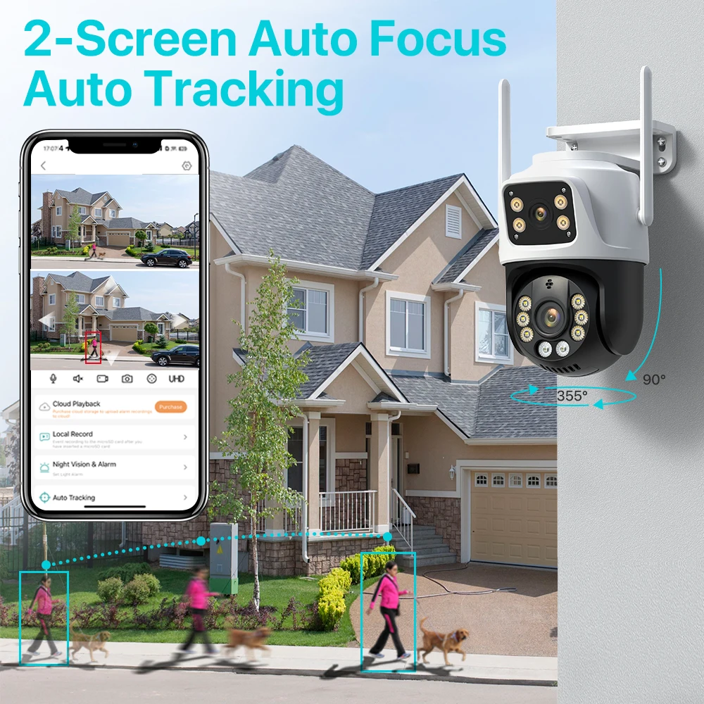 Dual Lens 360º Wifi Camera IP6 - đánh giá và giá Smart Home Imou
