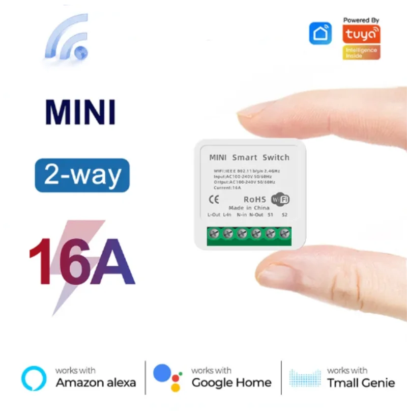 Mini 16A WiFi Switch Smart Lif - đánh giá và giá Tuya Wifi Socket