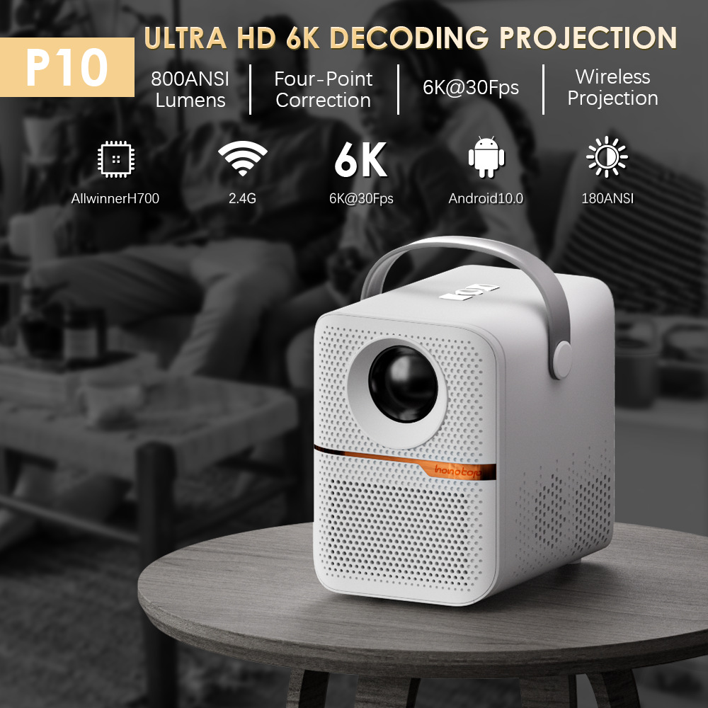 P10 Smart Mini Projector 300AN - đánh giá và giá Smart Home X10
