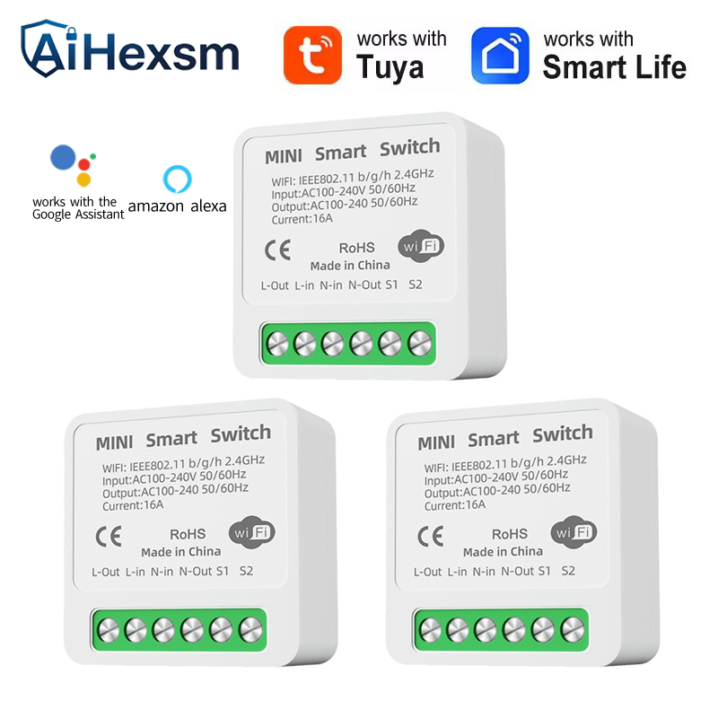 16A Tuya WiFi Smart Switch 2-w - đánh giá và giá Smart Home Energy Monitor