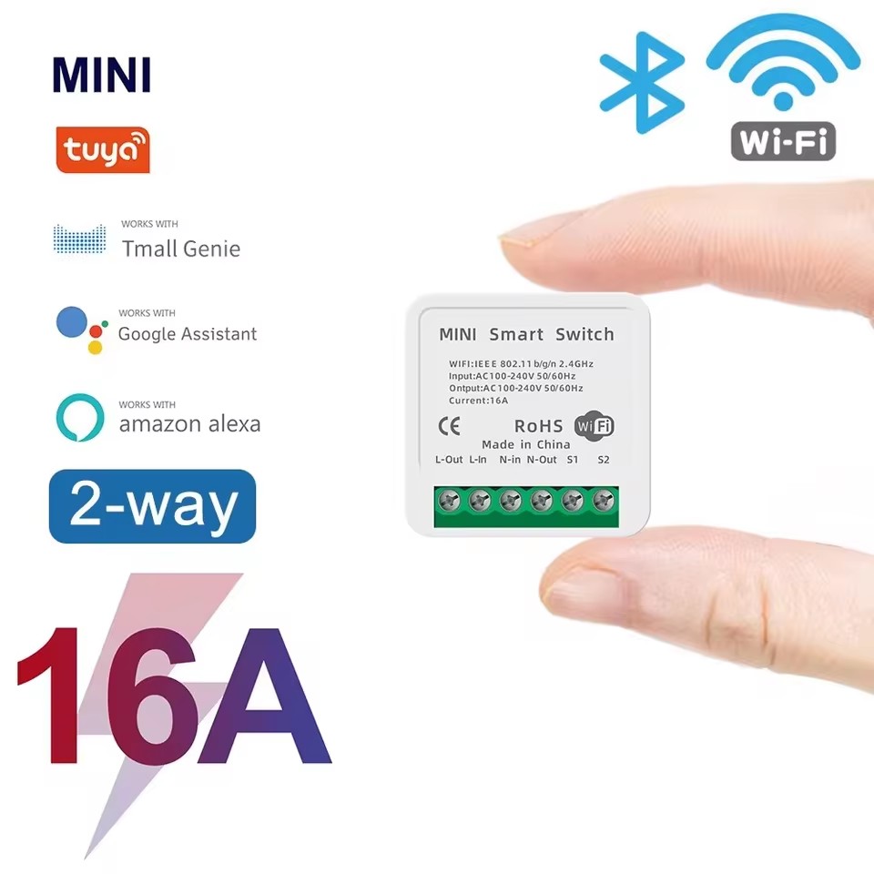 16A Tuya WiFi Smart Switch 2-w - đánh giá và giá Smart Home Energy Monitor