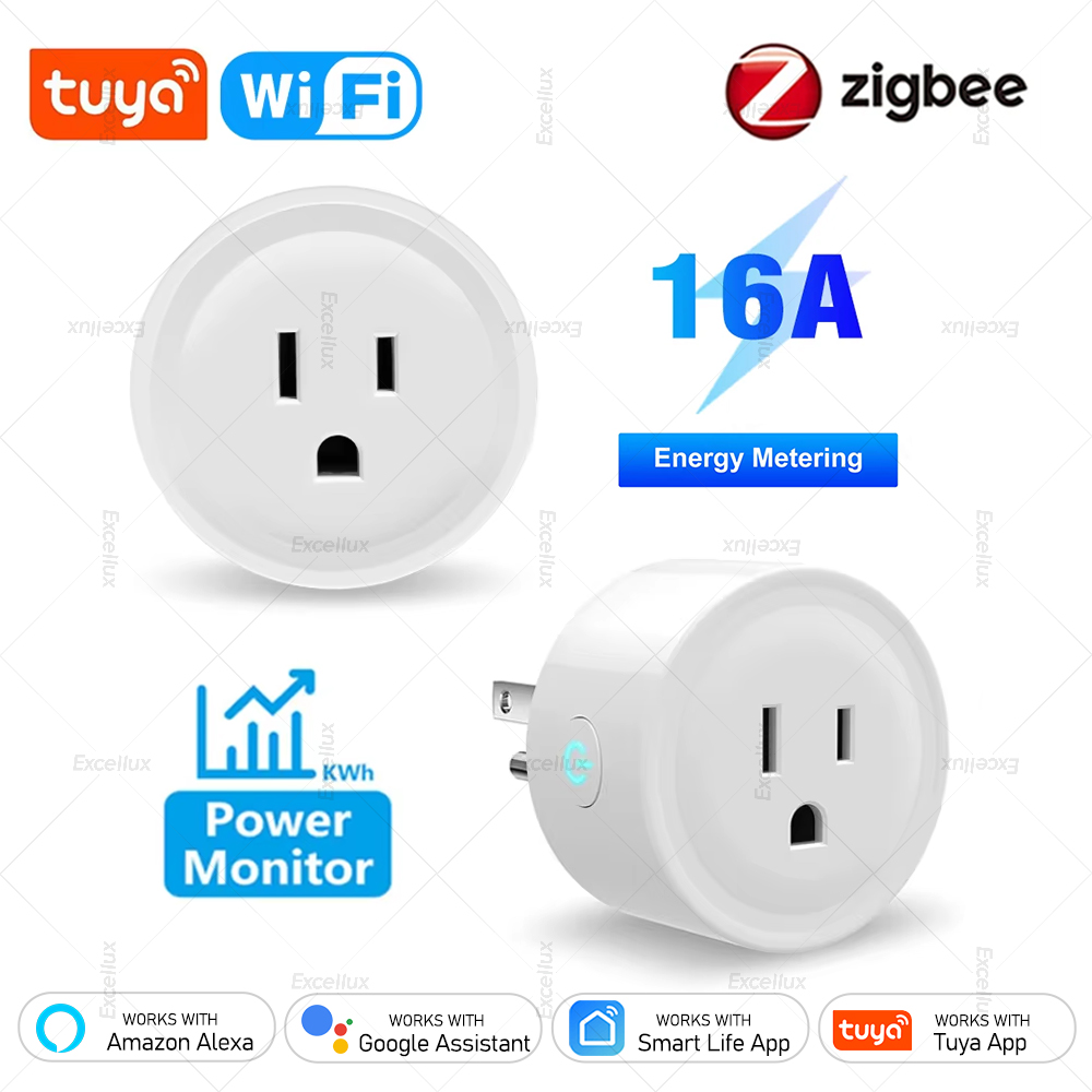 Tuya 16A Smart Plug Zigbee WiF - đánh giá và giá Tuya Wifi Socket