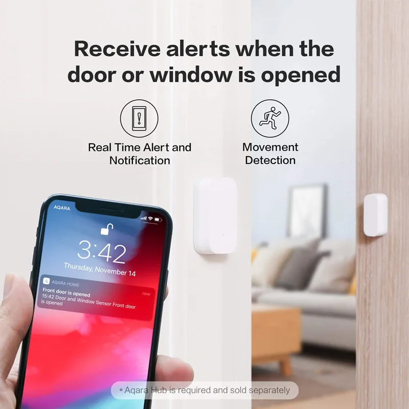 Aqara Door Window Sensor Zigbe - đánh giá và giá Smart Home Xiaomi 2