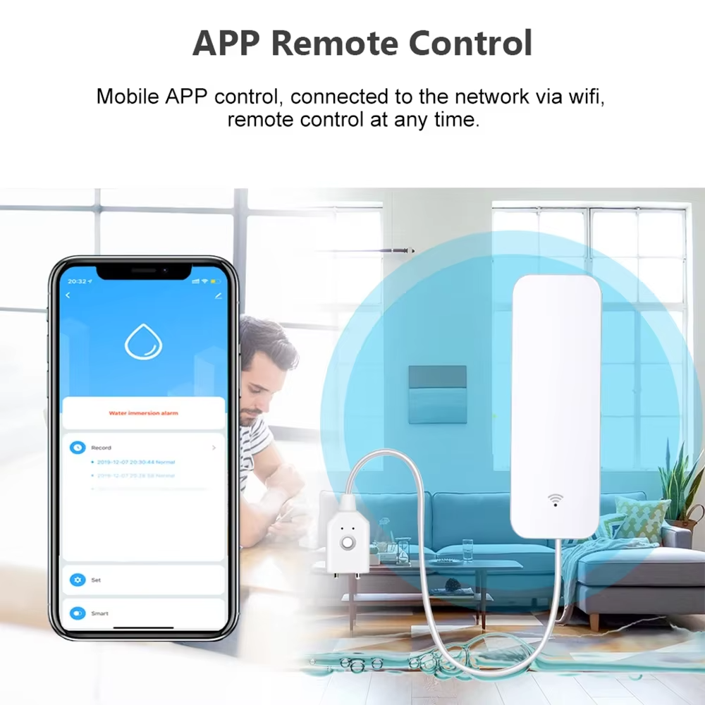 ZigBee WiFi Water Leak Sensor  - đánh giá và giá Smart Home Network