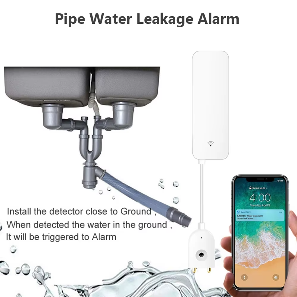 ZigBee WiFi Water Leak Sensor  - đánh giá và giá Smart Home Network