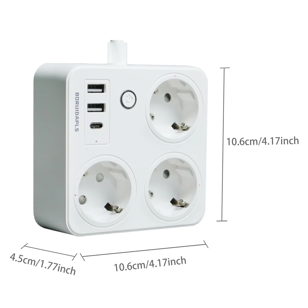 BORUIDAPLS ZigBee EU Smart Pow - đánh giá và giá Smart Power Strip