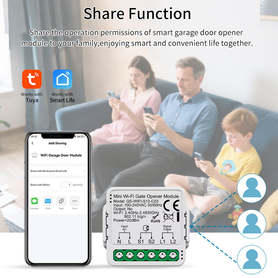 Tuya Smart WiFi or Zigbee Gara - đánh giá và giá Tuya Wifi Socket