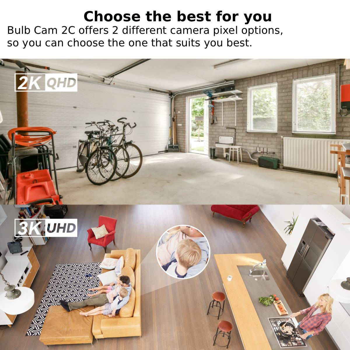 IMOU Bulb Cam 2C 3MP/5MP 2K/3K - đánh giá và giá Smart Home Imou