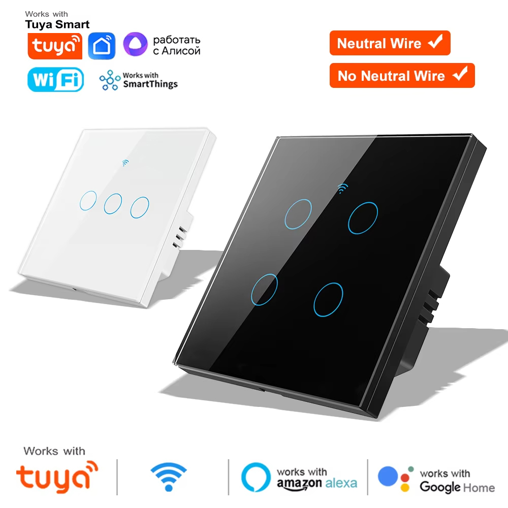 1 2 3 4 Gang WiFi RF 433mhz To - đánh giá và giá Tuya Wifi Socket