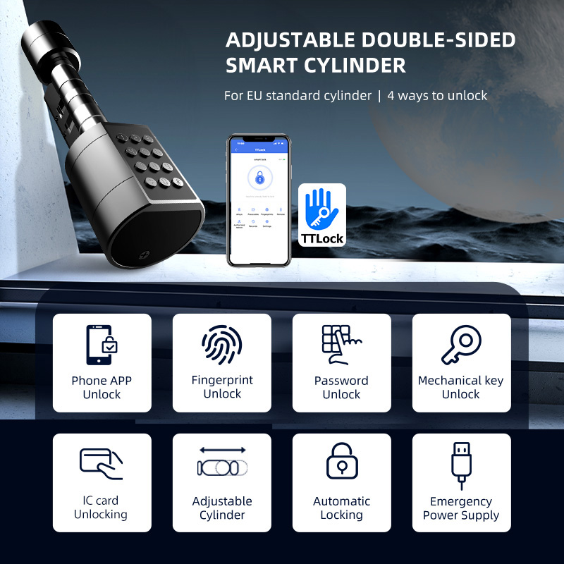 Smart Euro Cylindrical Door Lo - đánh giá và giá Smart Home Network