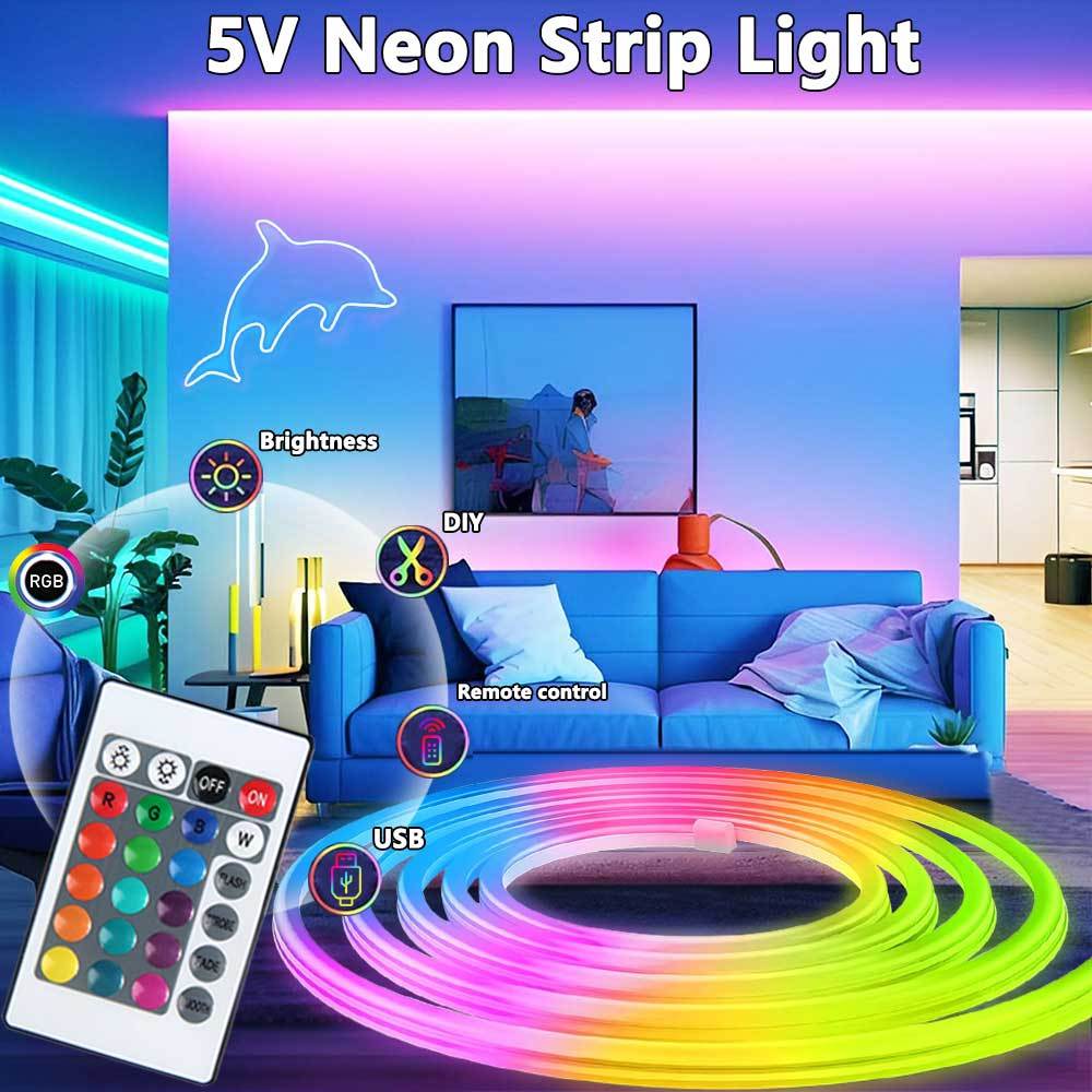 Smart USB Powered RGB Neon LED - đánh giá và giá Smart Power Strip