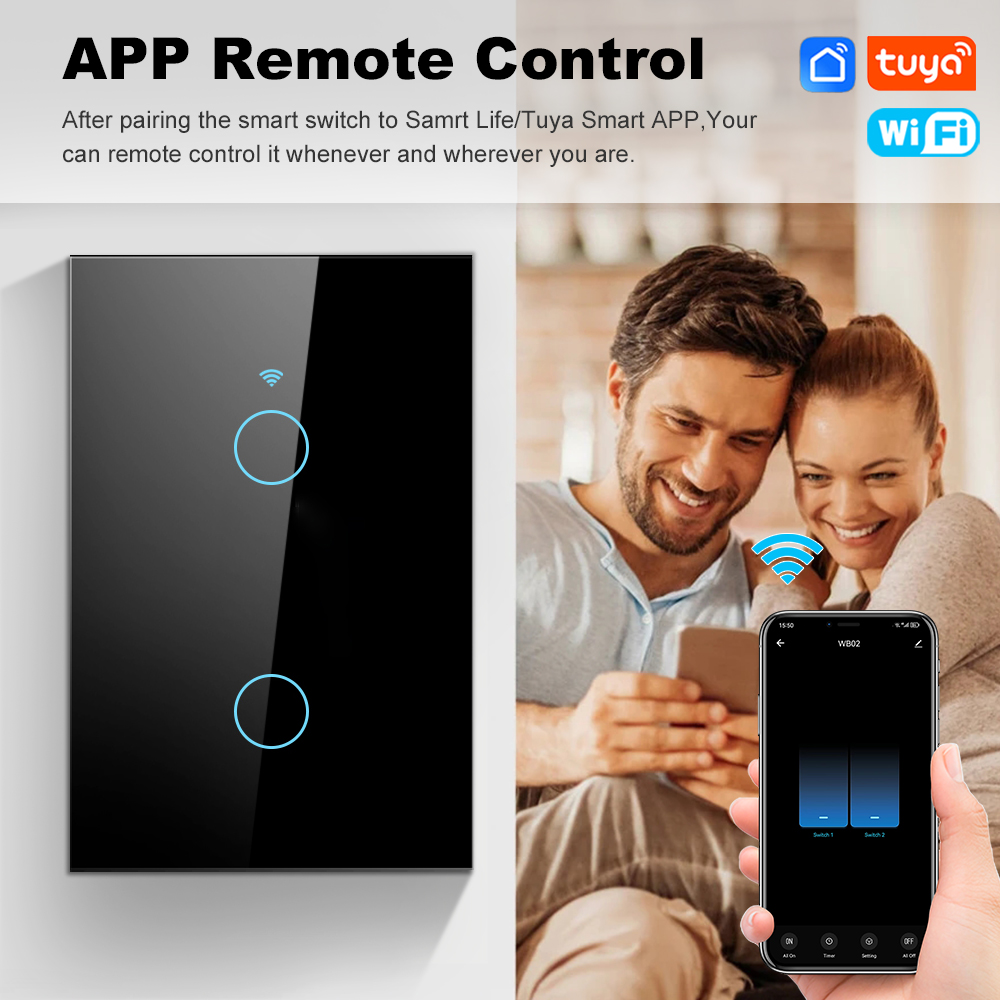 Smart Life Wifi+Bluetooth Touc - đánh giá và giá Tuya Wifi Socket