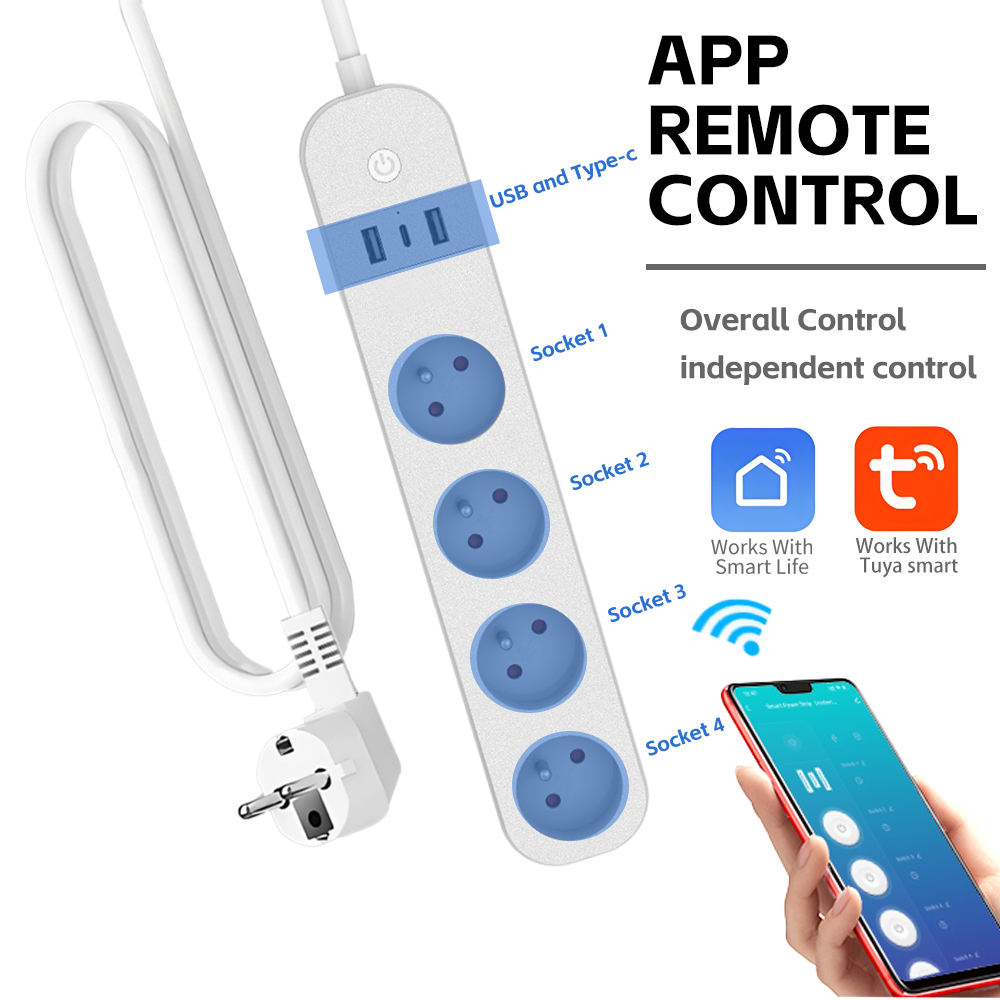 LELLKI FR WiFi Tuya Smart Powe - đánh giá và giá Smart Power Strip