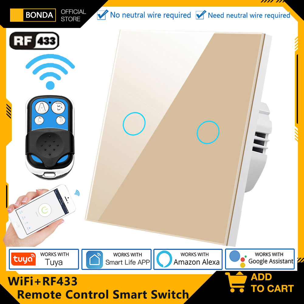 Tuya EU WiFi+RF433 Smart Remot - đánh giá và giá Tuya Wifi Socket