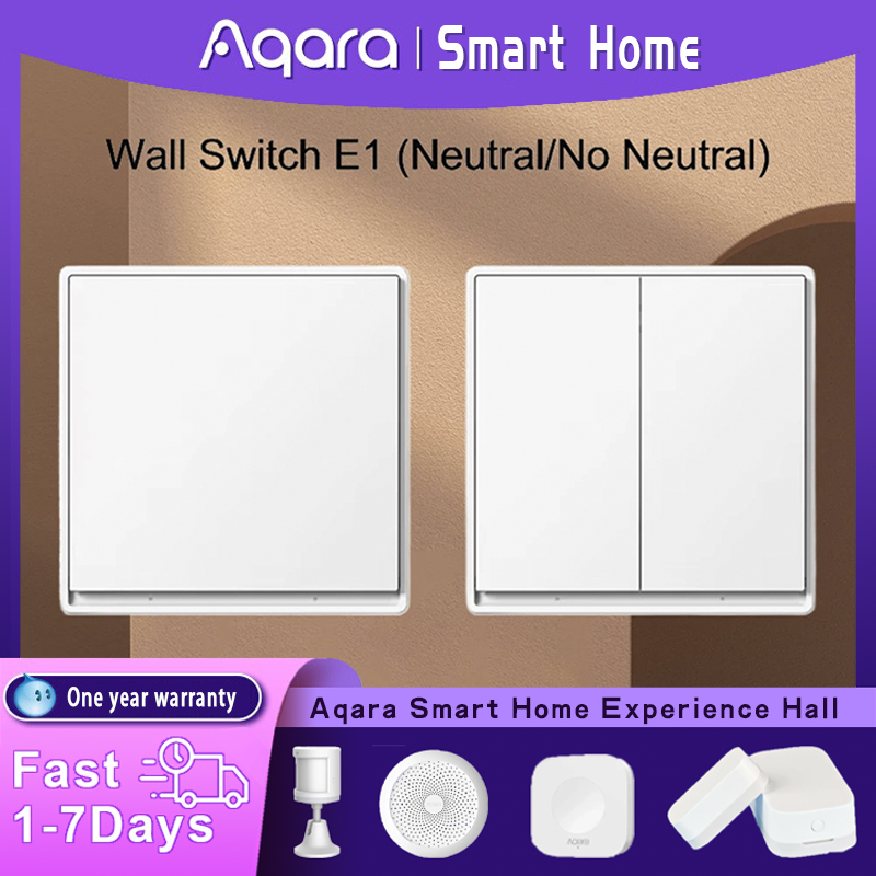 Original Aqara Wall Switch E1  - đánh giá và giá Smart Home Xiaomi 2