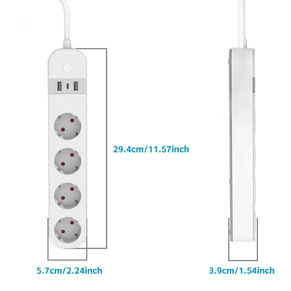 BORUIDAPLS EU Plug WiFi Smart  - đánh giá và giá Smart Power Strip