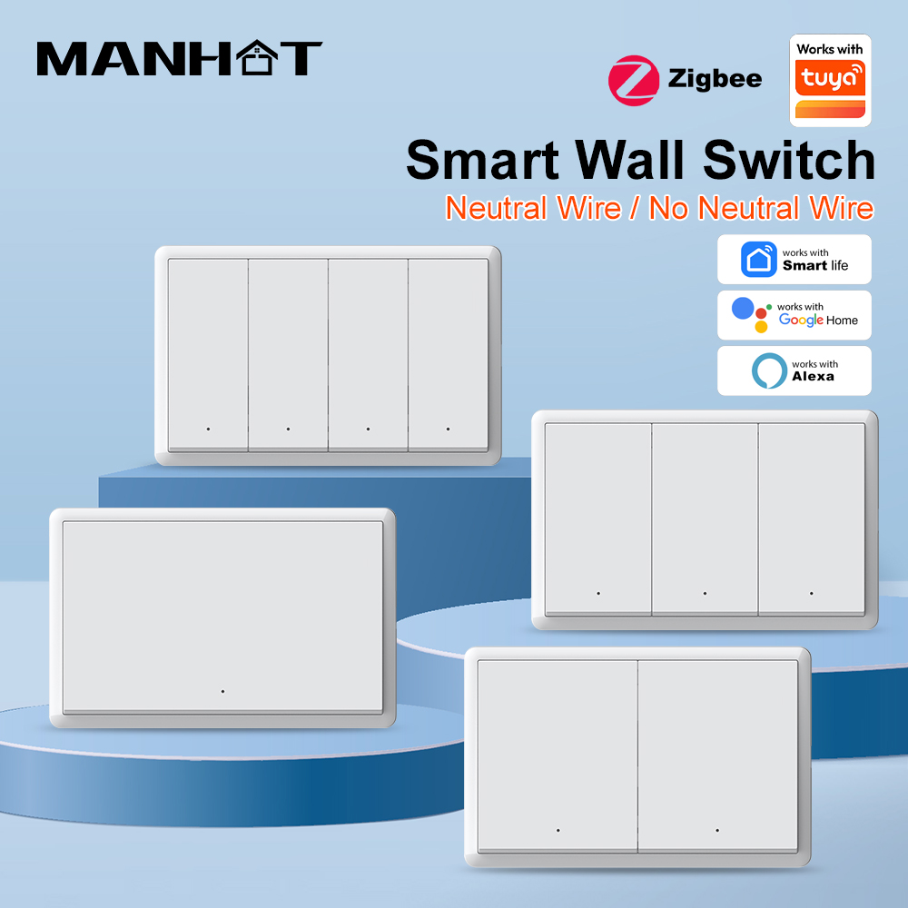 MANHOT ZigBee3.0 Smart Switch  - đánh giá và giá Tuya Smart Switch