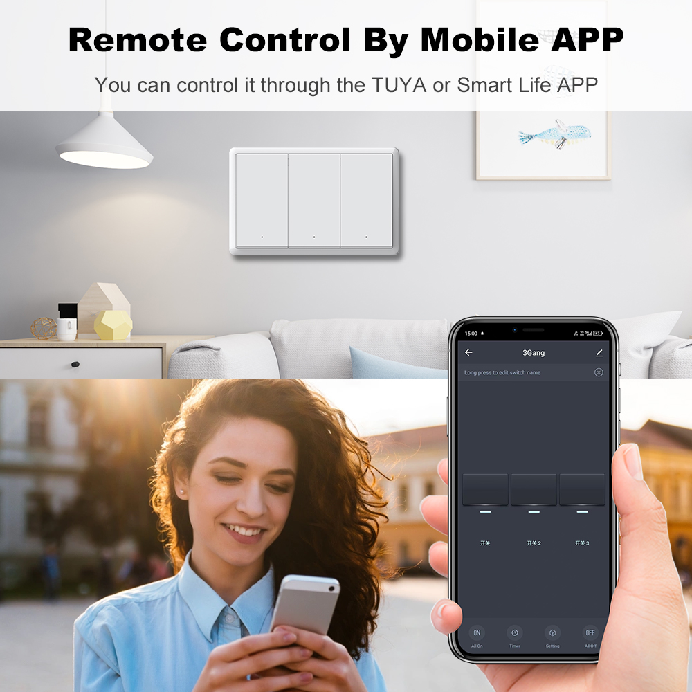 MANHOT ZigBee3.0 Smart Switch  - đánh giá và giá Tuya Smart Switch